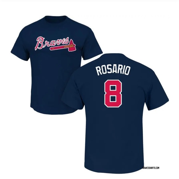 Other - NWOT NIKE MLB Team Apparel Majestic Atlanta Braves EDDIE ROSARIO Baseball tee